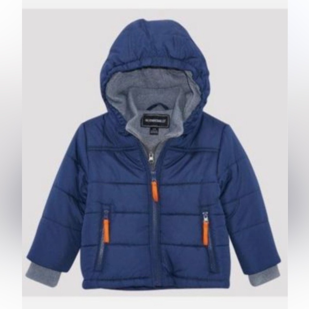 Rothschild Baby Boy Vestee Puffer Jacket- Navy Blue